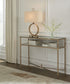 Cloverty - Aged Gold Finish - Sofa Table