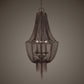 Lezzeno - 3 Chandelier - Dark Gray