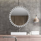 Cyra - Round Mirror - White