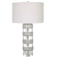 Band Together - Crystal & Wood Table Lamp