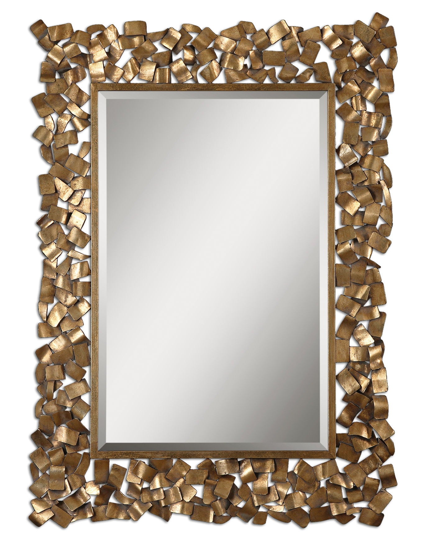 Capulin - Mirror - Antique Gold