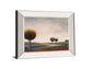 Tranquil Plains I By Ursula Salemink-Roos - Mirror Framed Print Wall Art - Dark Brown