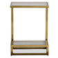 Musing - Accent Table - Brushed Brass