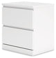 Onita - White - Two Drawer Night Stand