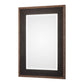 Staveley - Rustic Mirror - Black