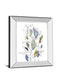 Spring Leaves Il By Meyers, R. - Mirror Framed Print Wall Art - Blue