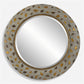 Copper Terrazzo - Round Mirror - Gold