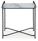 Ashber - White / Black - Accent Table