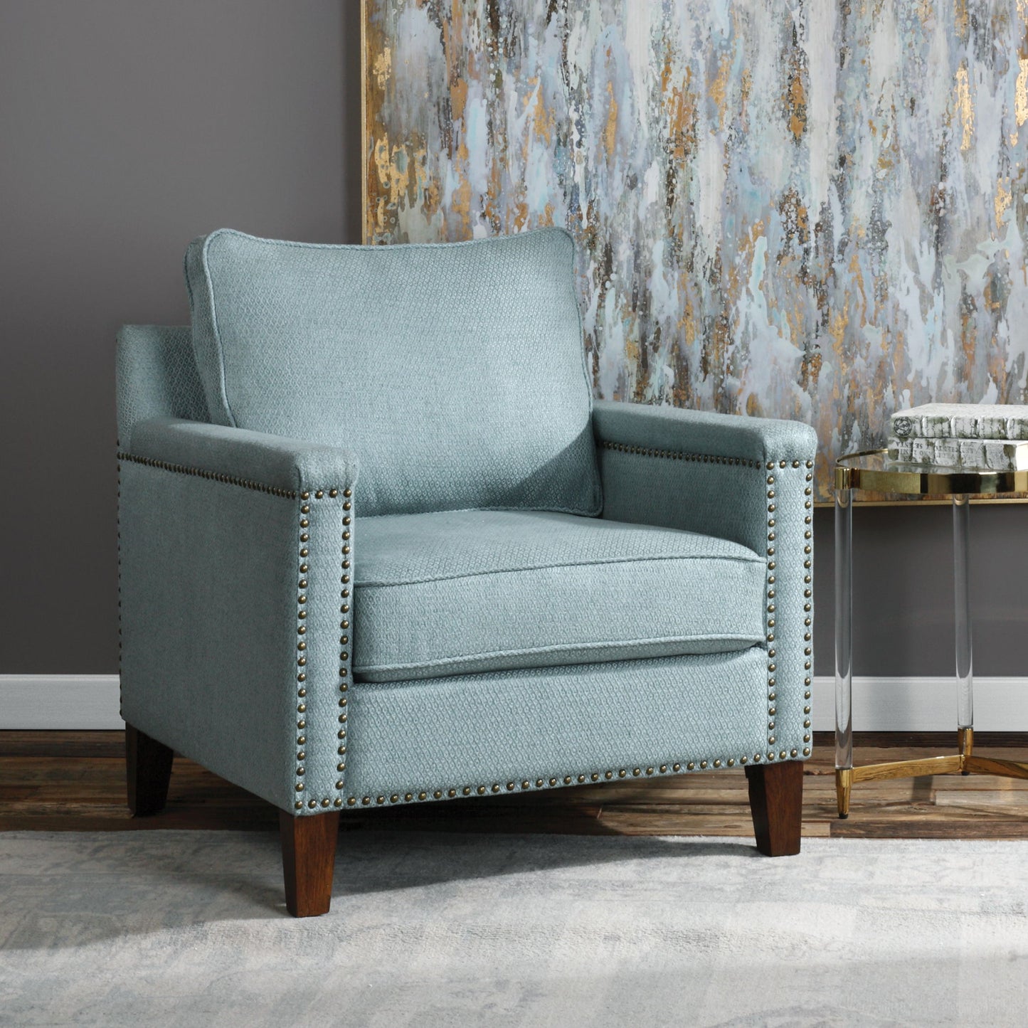 Charlotta - Accent Chair - Sea Mist