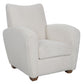 Teddy - Shearling Accent Chair - White