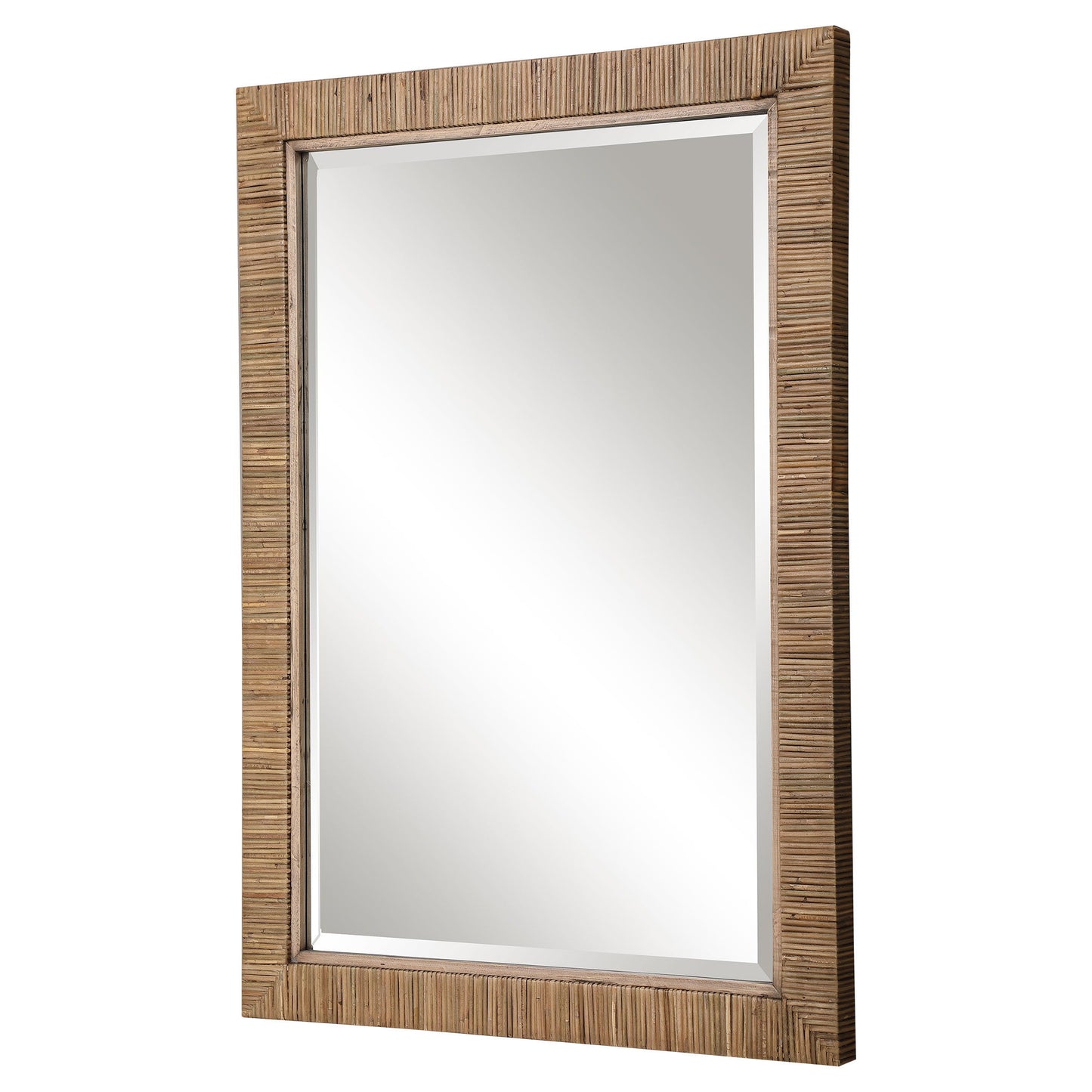 Cape - Natural Rattan Mirror - Light Brown