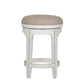 Magnolia Manor - Console Swivel Stool - White