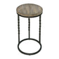 Tauret - Cantilever Accent Table - Gray & Black