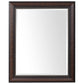 Wythe - Burnished Wood Mirror - Dark Brown