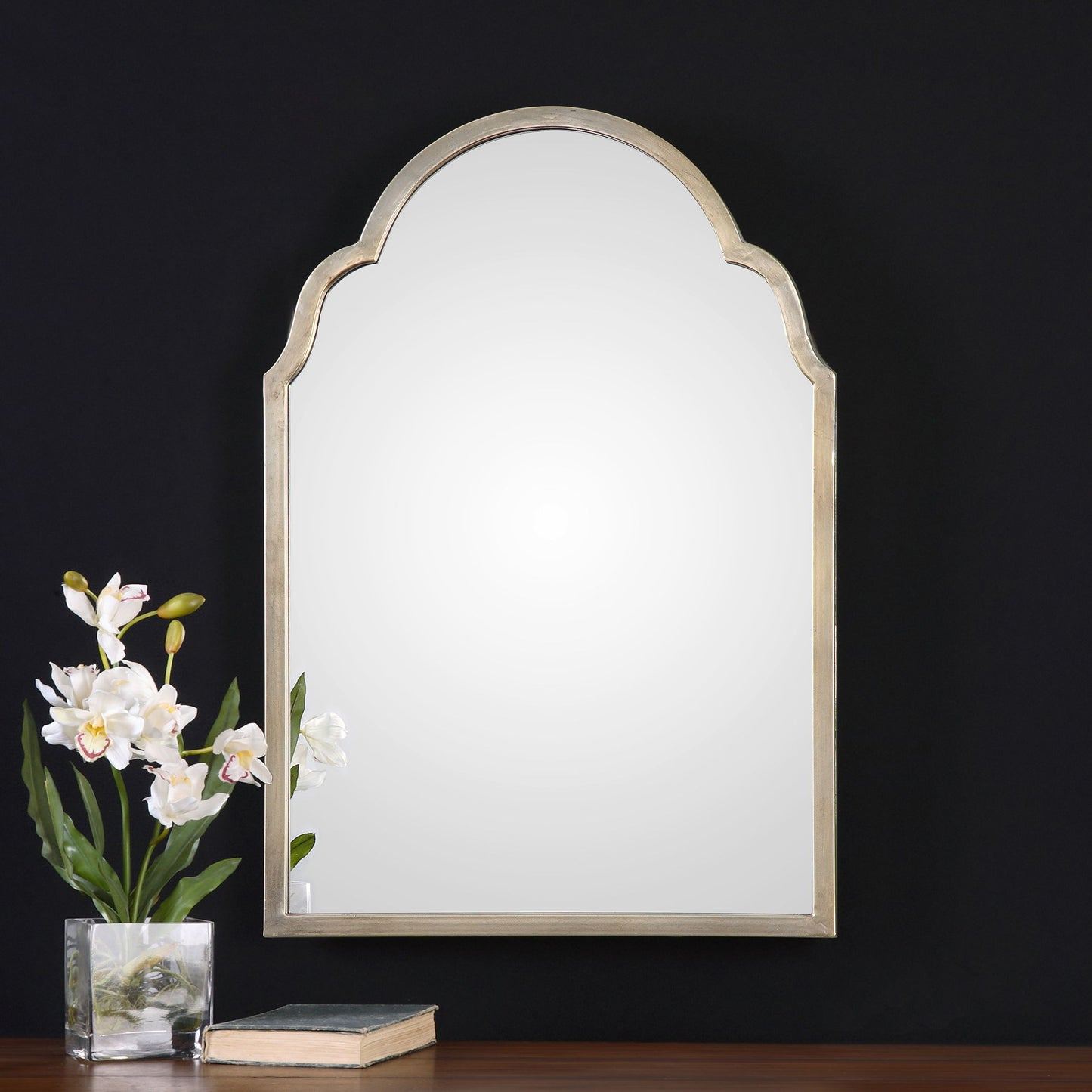 Brayden - Petite Arch Mirror - Silver