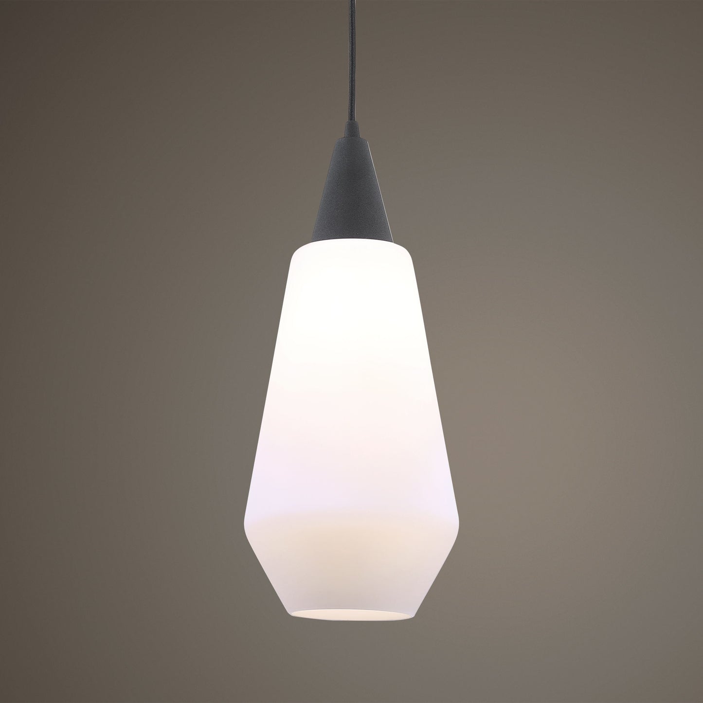 Eichler - 1 Light Mini Pendant - White & Black