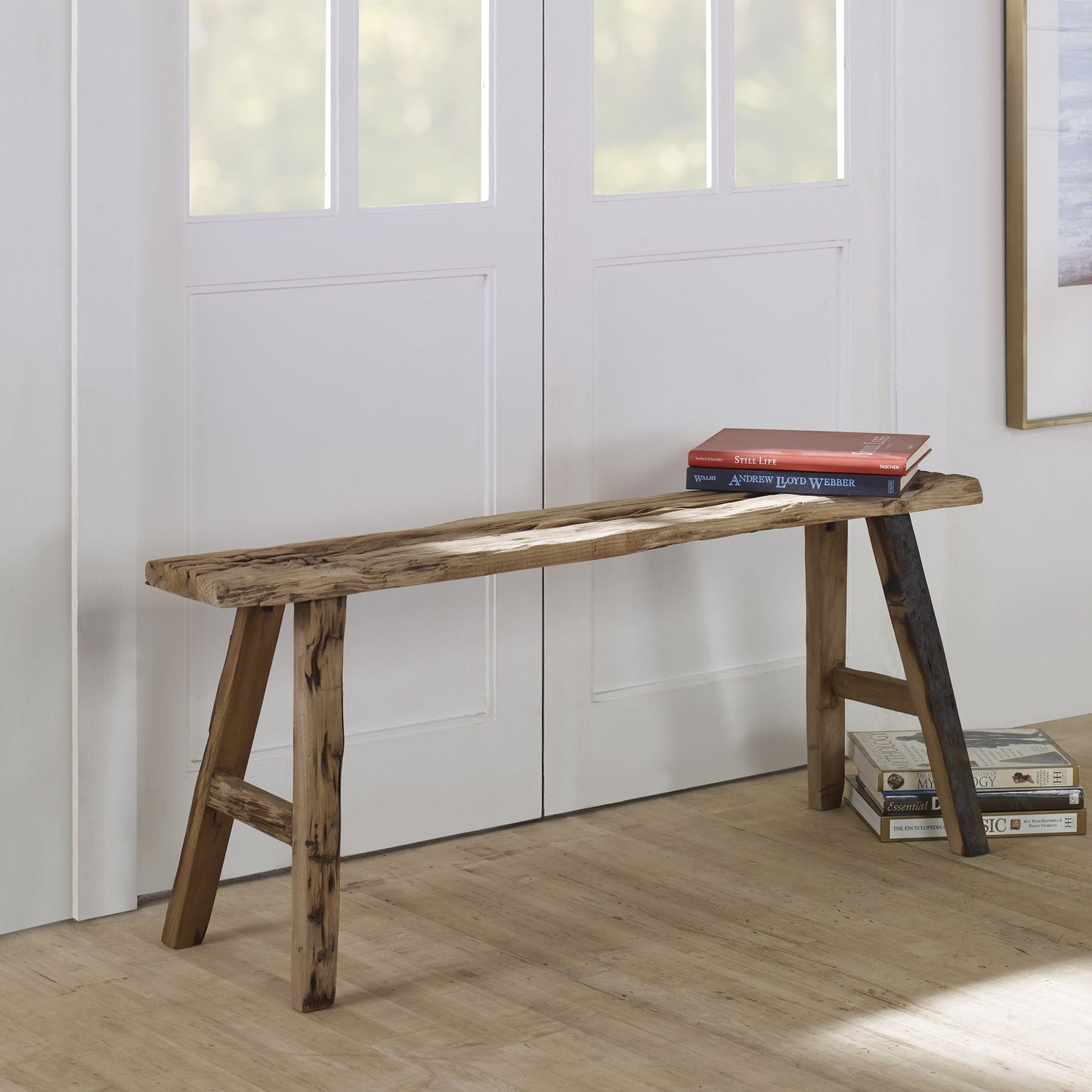 Paddock - Rustic Bench - Dark Brown