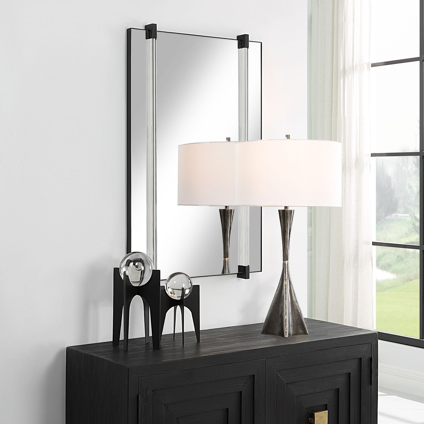 Ladonna - Rods Mirror - Black