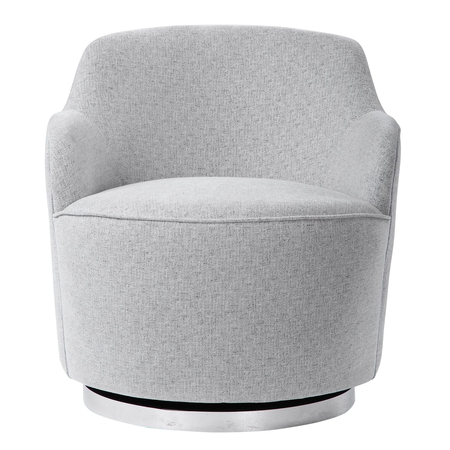 Hobart - Casual Swivel Chair - Gray