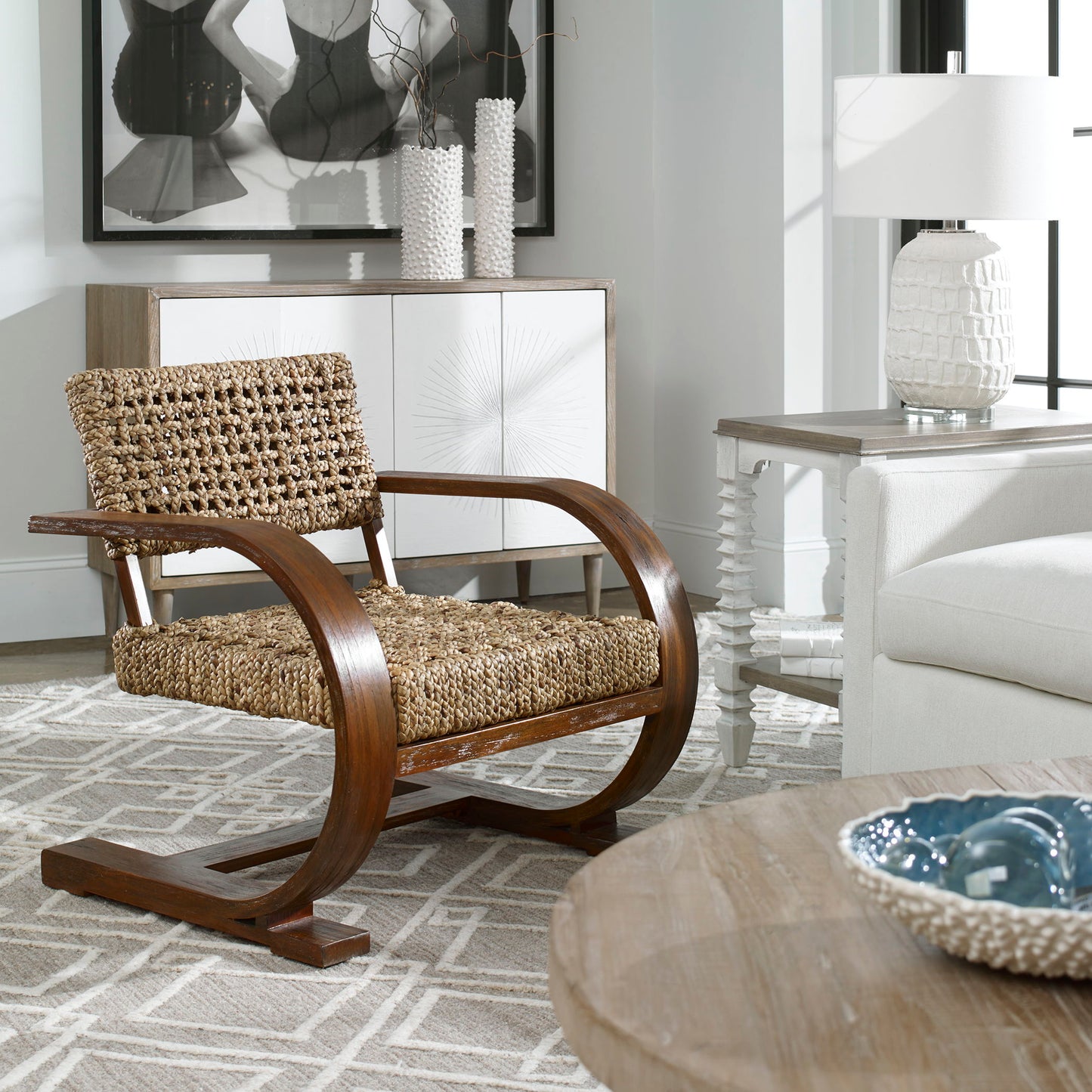 Rehema - Woven Accent Chair - Natural