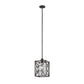 Arbela - 1 Light Mini Pendant - Dark Gray