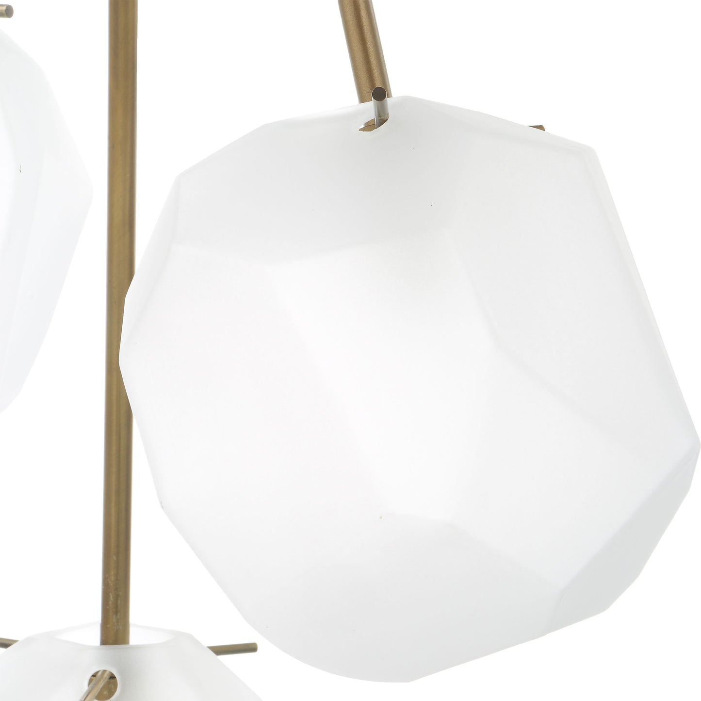 Geodesic - 3 Light Pendant - White