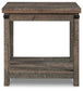 Hollum - Rustic Brown - Square End Table