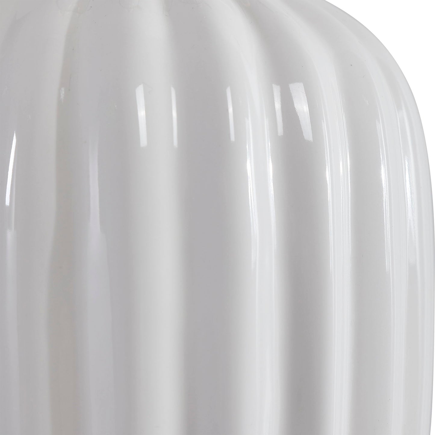 Strauss - Ceramic Table Lamp - White