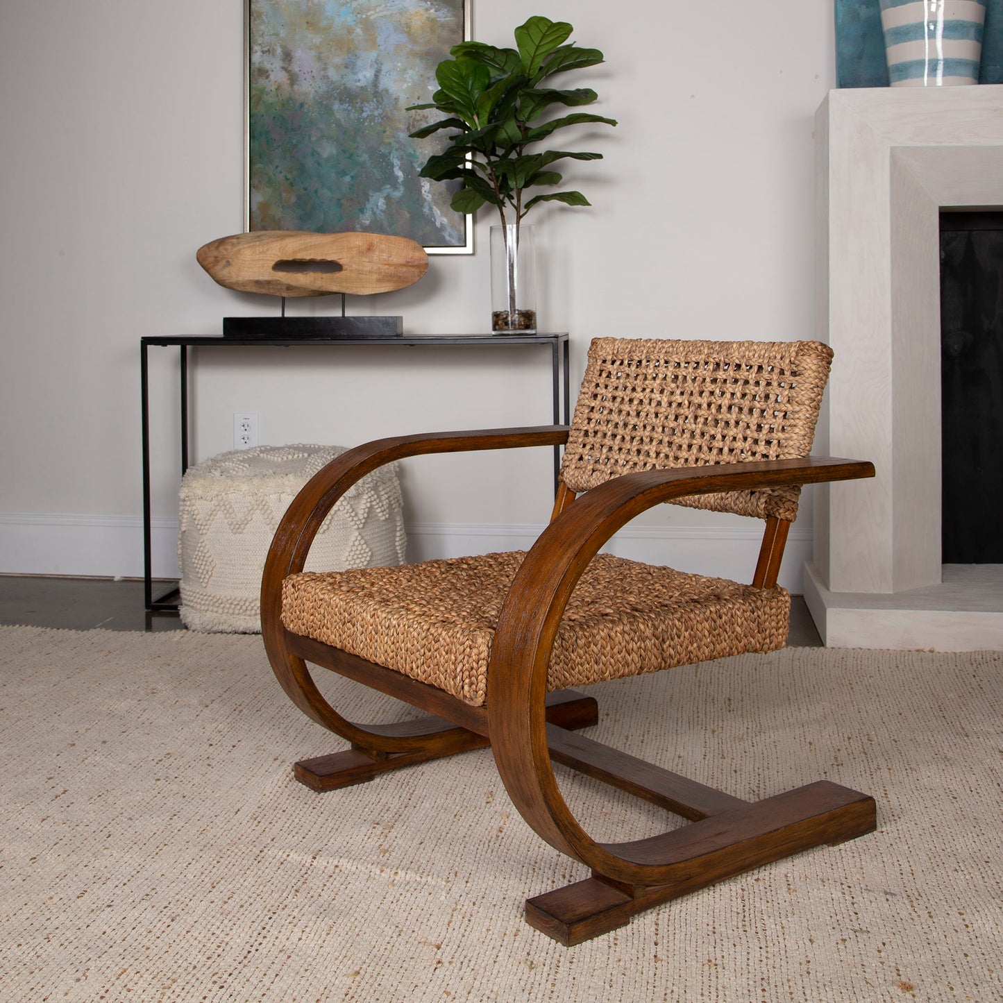 Rehema - Woven Accent Chair - Natural