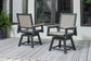 Mount Valley - Black / Driftwood - 7 Pc. - Dining Set