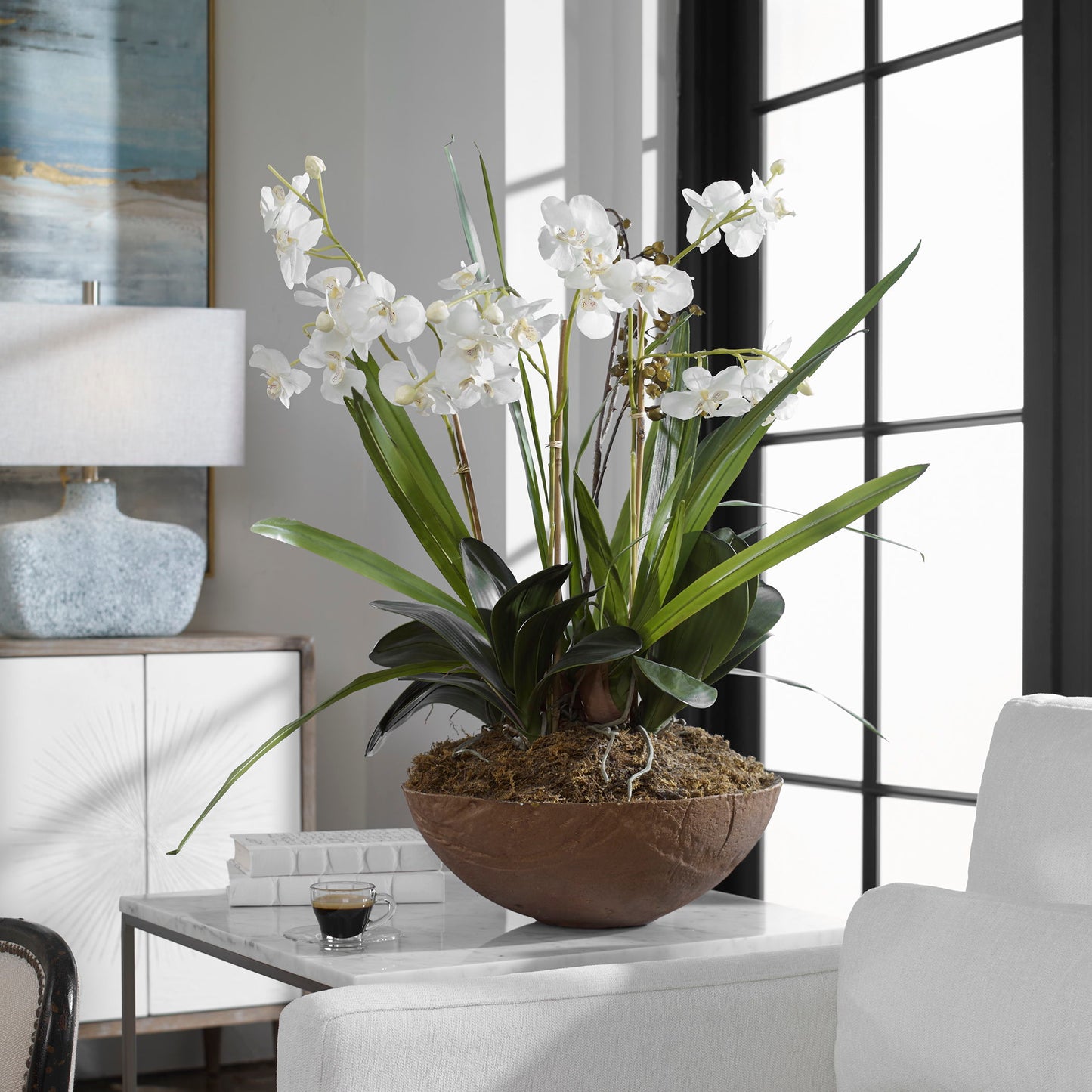 Moth Orchid - Planter - Green