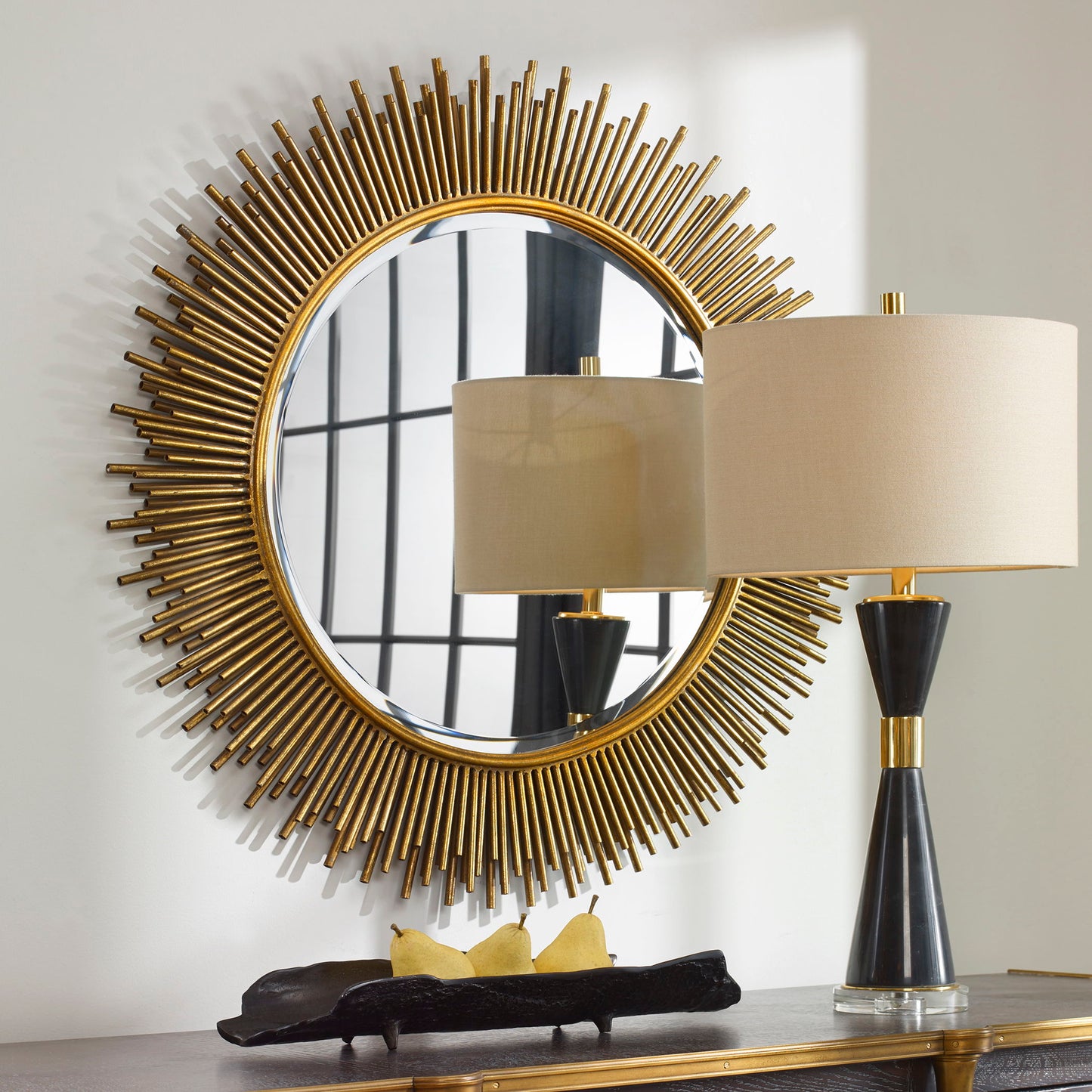 Marlo - Round Mirror - Gold