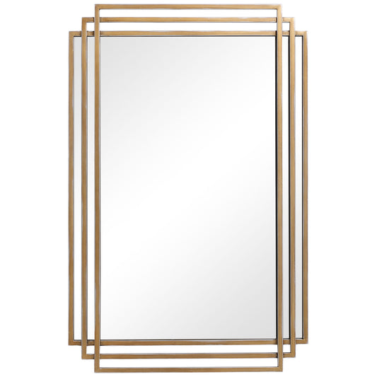 Amherst - Mirror - Brushed Gold