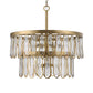 Aurelie - 9 Light Round Pendant - Brass