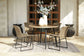 Amaris - Brown / Black - 5 Pc. - Dining Set