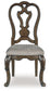 Maylee - Dark Brown - Dining Upholstered Side Chair (Set of 2)