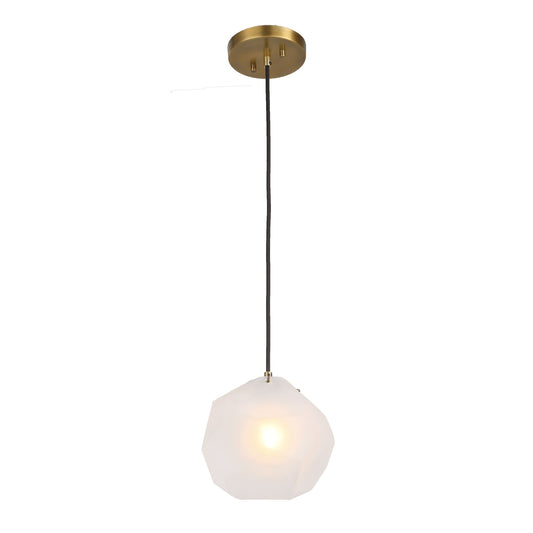 Geodesic - 1 Light Mini Pendant - White