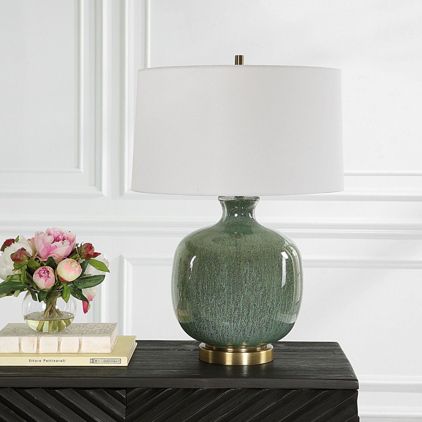 Nataly - Table Lamp - Aged Green