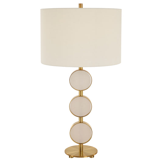 Three Rings - Contemporary Table Lamp - Beige