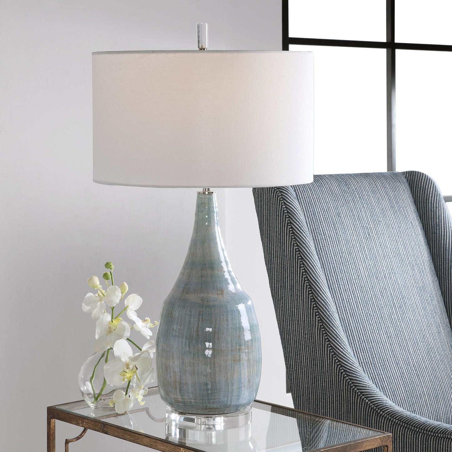 Rialta - Coastal Table Lamp - Light Blue