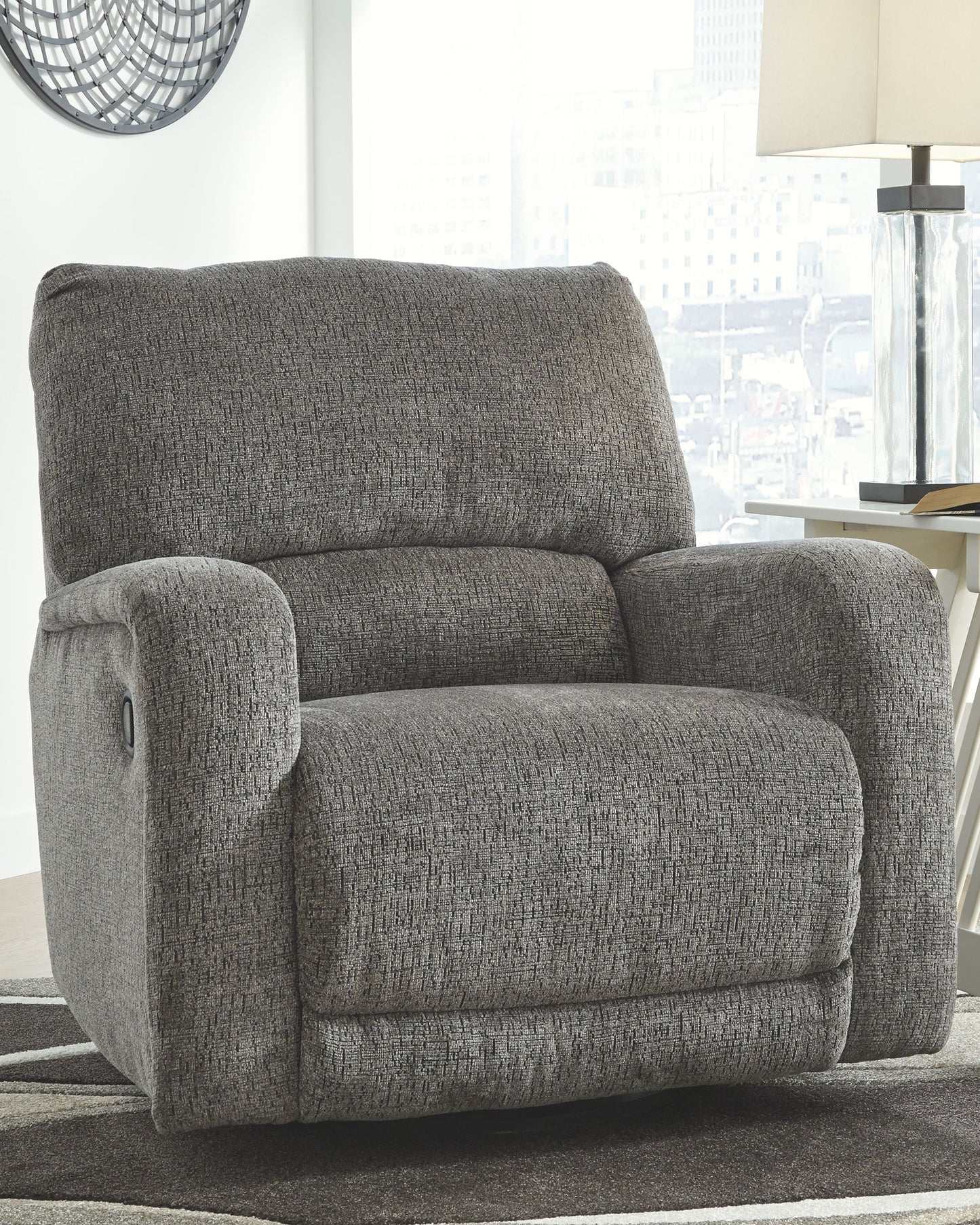 Wittlich - Slate - Swivel Glider Recliner