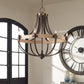 Dubois - 8 Light Chandelier - Light Brown