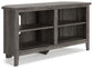 Arlenbry - Gray - Small Corner TV Stand