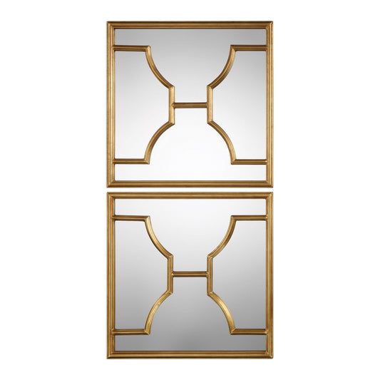 Misa - Square Mirrors (Set of 2) - Gold