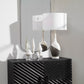 Tanali - Modern Table Lamp - White & Gray