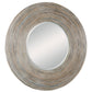 Vortex - White Washed Round Mirror