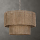 Biswas - Woven Jute 1 Light Pendant - Beige