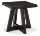 Galliden - Black - Square End Table