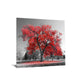 Temp Glass With Foil - Red Tree - Red