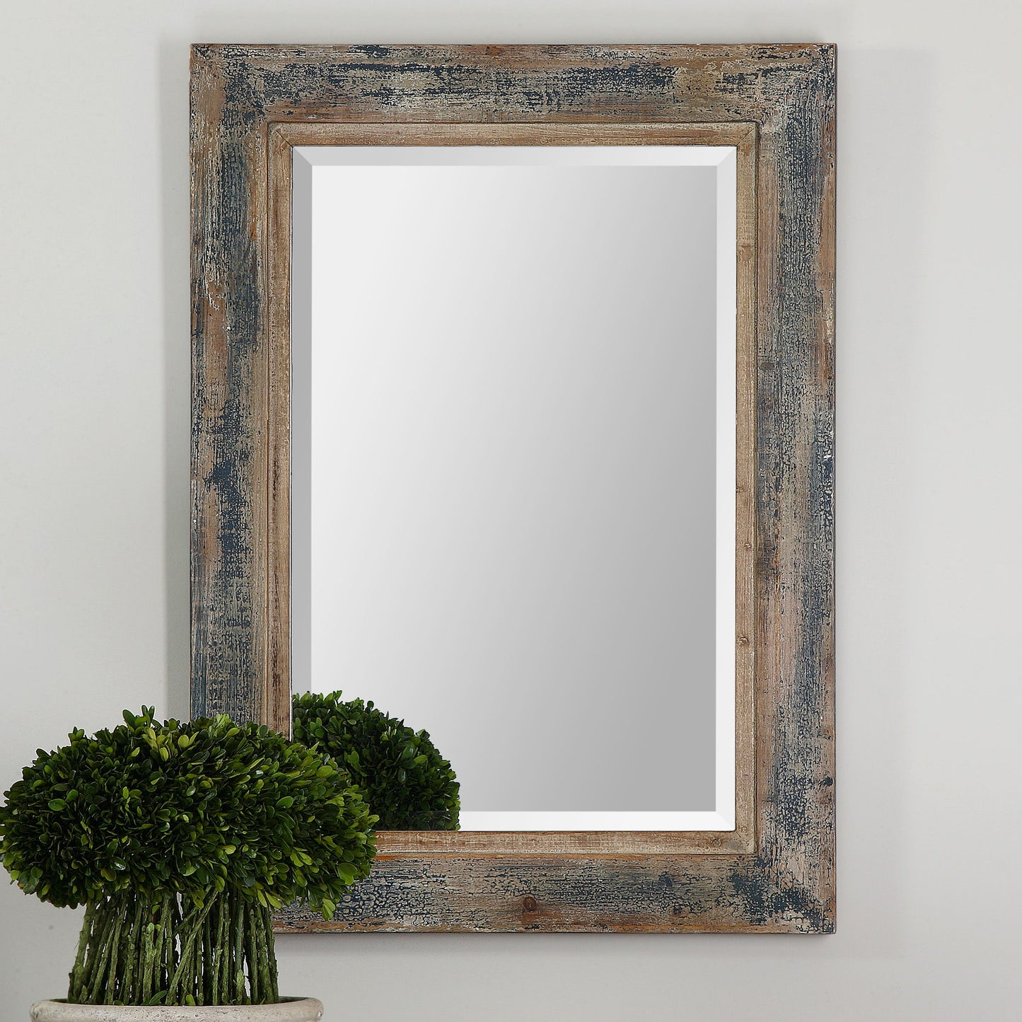 Bozeman - Mirror - Distressed Blue